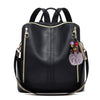 Luxury Leather 2-in-1 Convertible Backpack + Free Pouch