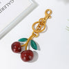 Cherry Bag Pendant Keychain – Exquisite Metal Car & Bag Charm