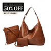 The Slouchy Soft Hobo Handbag 3-Piece Set