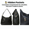 Luxury Leather Hobo Anti-Theft Handbag 2.0 + FREE Pouch Wallet (6-Layer Security Edition)