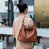 Luxury Leather Hobo Anti-Theft Handbag + FREE Pouch Wallet